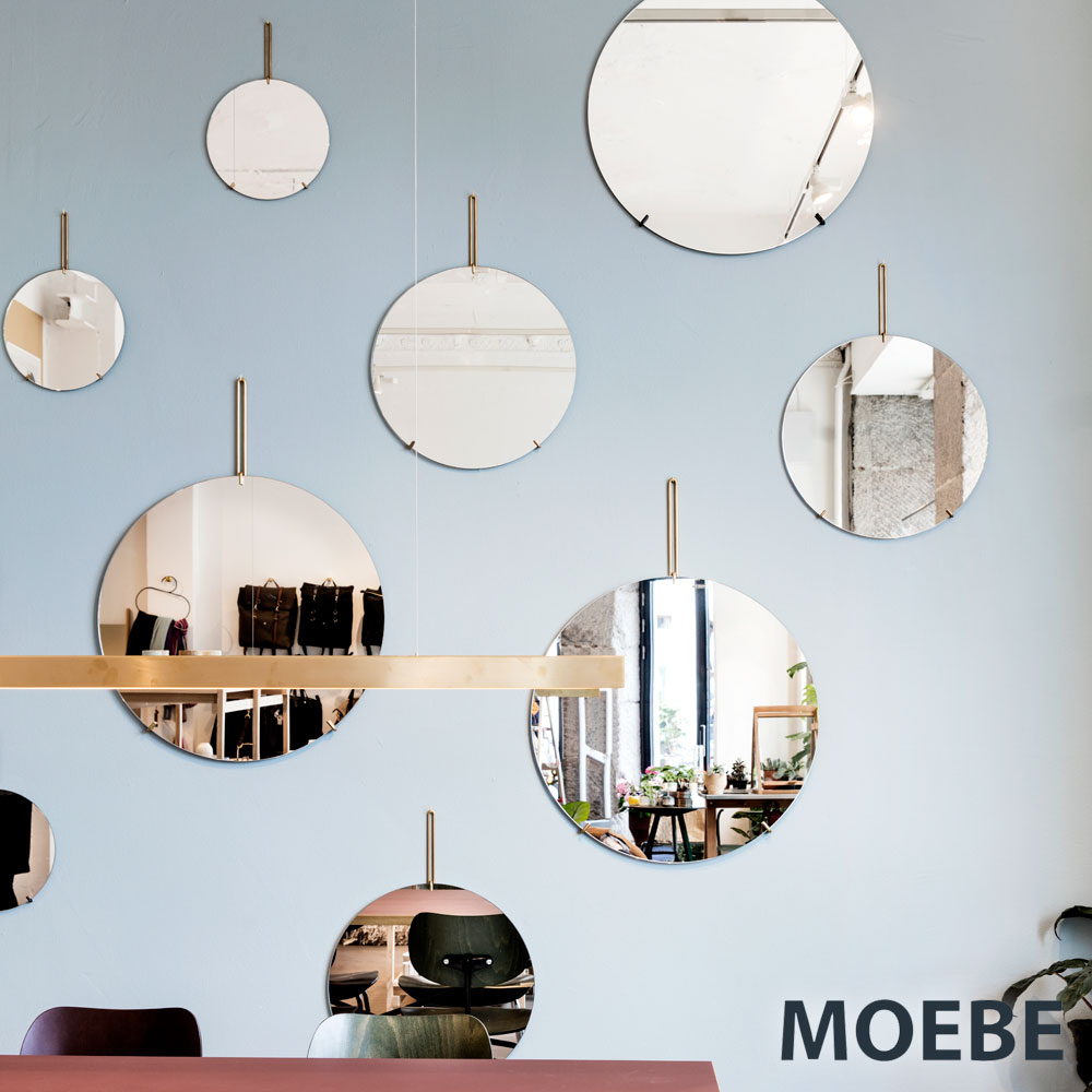 楽天市場】ムーベ ウォールミラー 丸 [ 30cm ] MOEBE おしゃれ 壁掛け