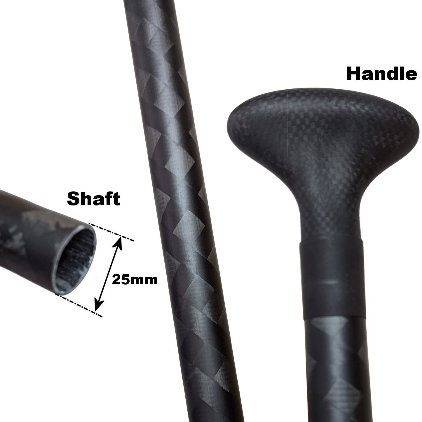 オーダーメイド】新品 フルカーボン ワンピース SUPパドル 1P 420g