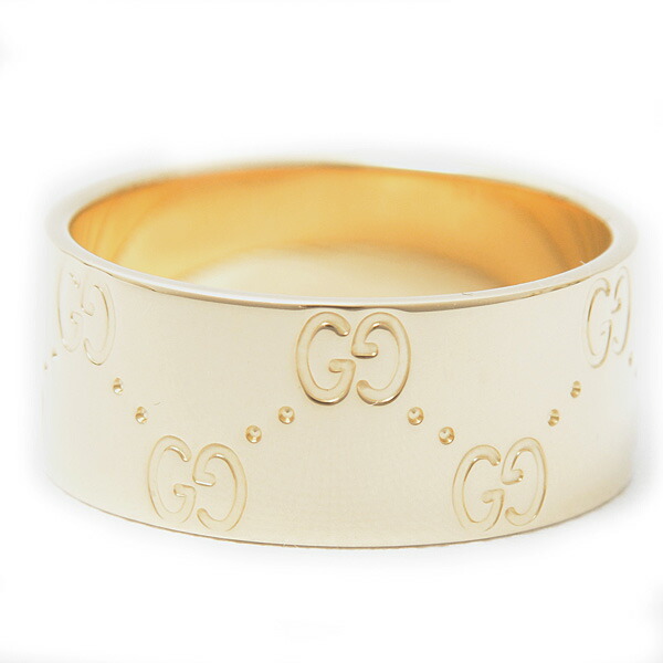 楽天市場】グッチ 指輪 メンズ アイコン ワイドリング 21号 実寸19.5号