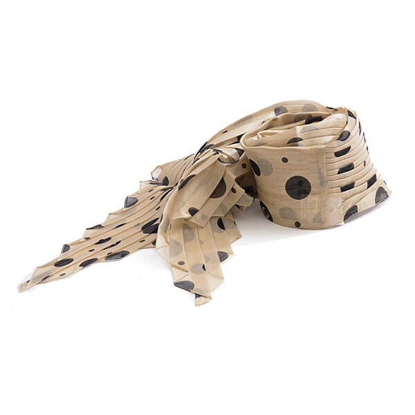 楽天市場】シャネル CHANEL プリーツ ストール スカーフ ドット 水玉