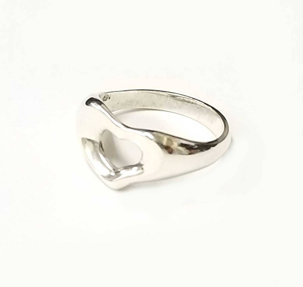 楽天市場】美品 ティファニー ハート リング オープンハート リング