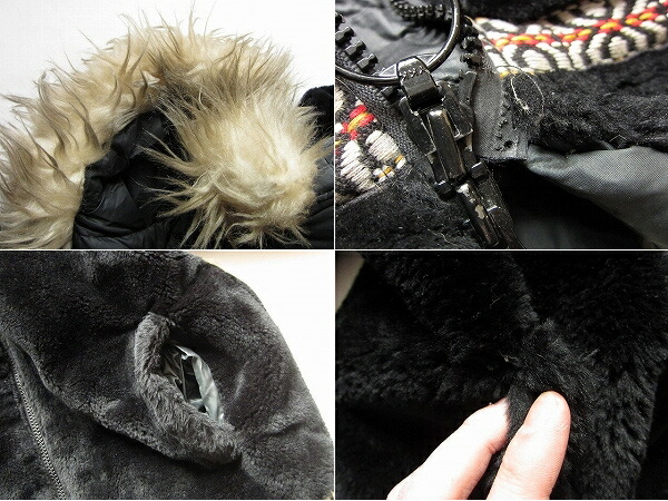 楽天市場】70's/STEARNS/エスキモー ジャケット/黒【メンズS】毛足長