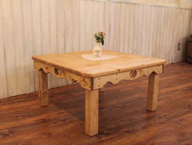 楽天市場】カントリー家具 こたつ ローテーブル こたつテーブル 木製