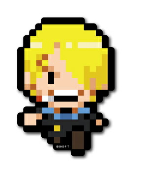 楽天市場】ピクセルワンピース ステッカー サンジ ノーマルサイズ