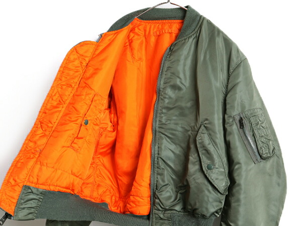 楽天市場】80's USA製 IDEAL ジッパー □ ALPHA INDUSTRIES 社製 MA-1