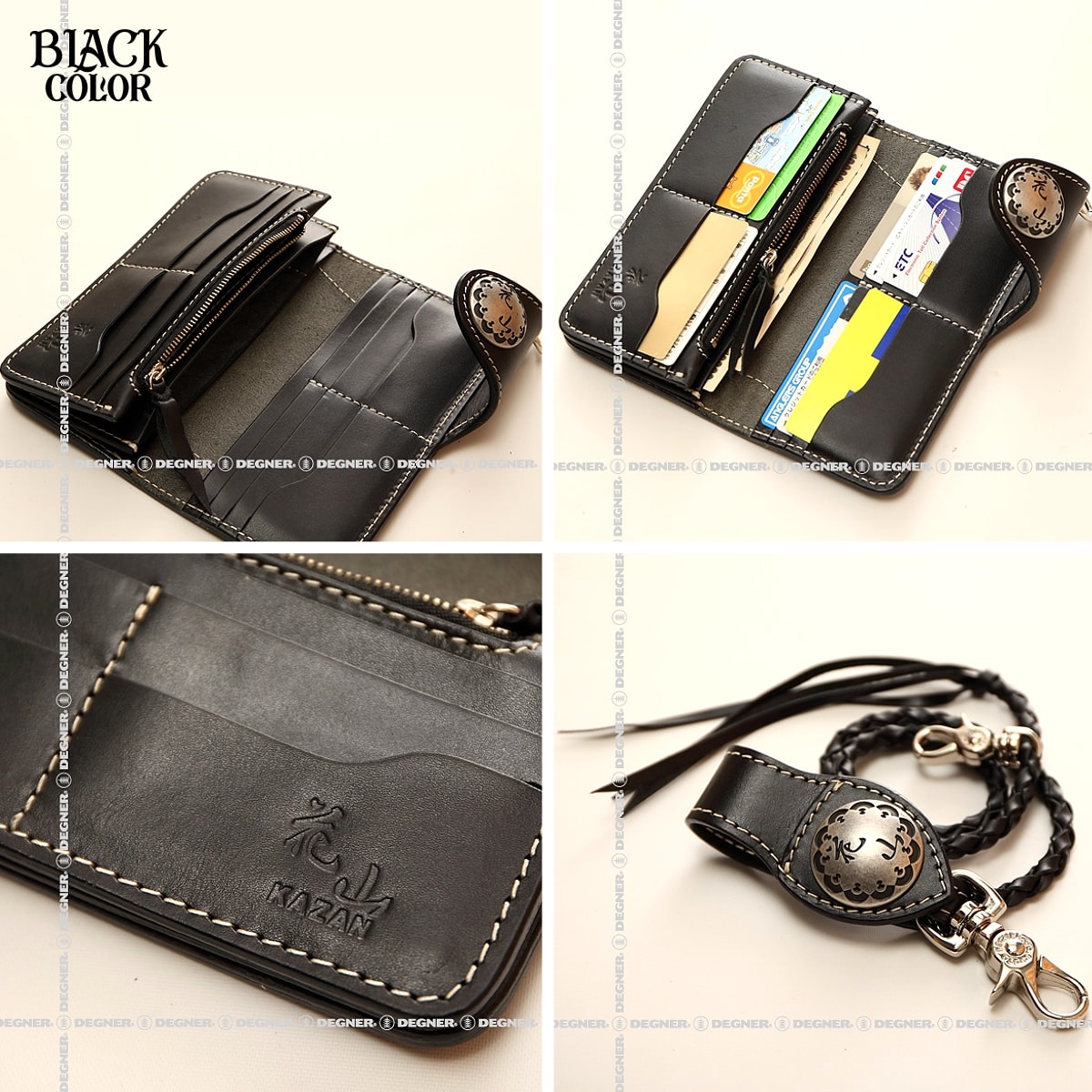 楽天市場】正規品 [DEGNER GENUINE LEATHER KAZAN WALLET] デグナー 本