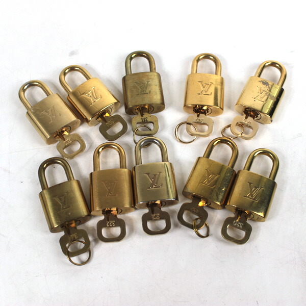 楽天市場】ルイヴィトン カデナ 南京錠 おまとめ 鍵 パドロック LV