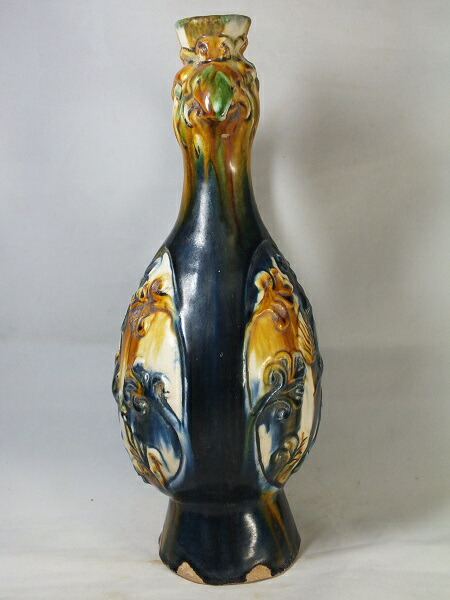 楽天市場】□龍香堂□☆【中国骨董品】唐三彩（とうさんさい）鶏型細首