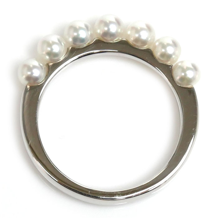 楽天市場】MIKIMOTO ミキモト K18WG ホワイトゴールド パール リング