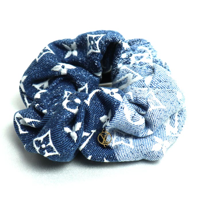 楽天市場】LOUIS VUITTON ルイ・ヴィトン モノグラムデニム シュシュ