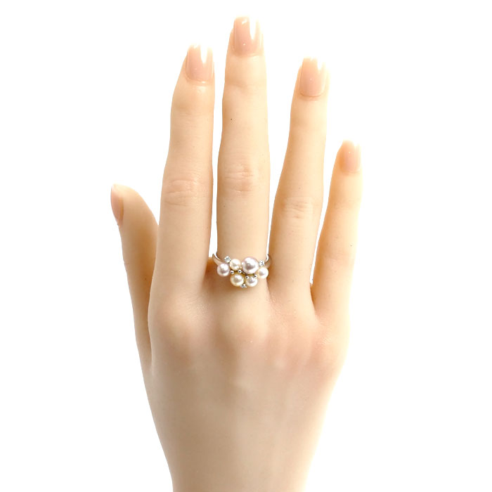 楽天市場】MIKIMOTO ミキモト K18WG ホワイトゴールド ペルリータ