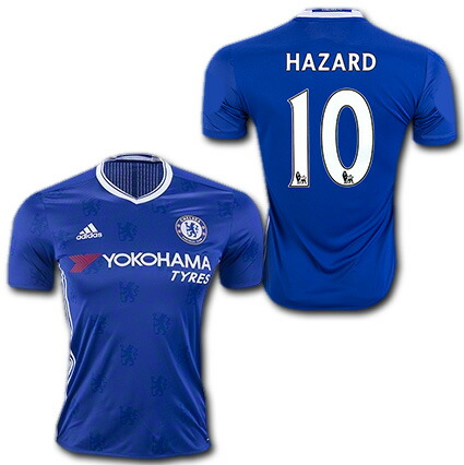 楽天市場】チェルシー 16/17 ホーム（青） #10 HAZRD エデン・アザール