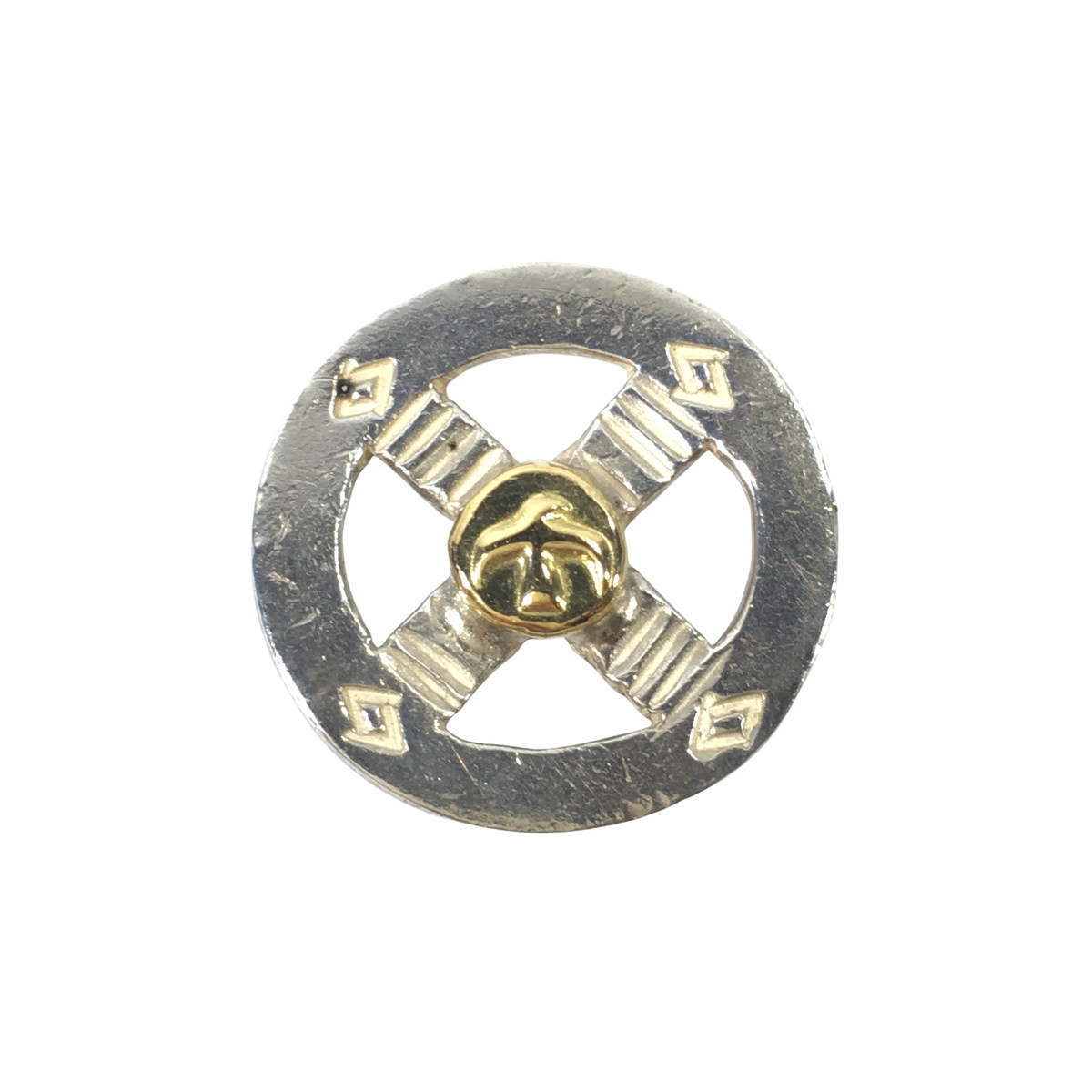 楽天市場】goro's ゴローズ 金メタル付きメディスンホイール K18付SV