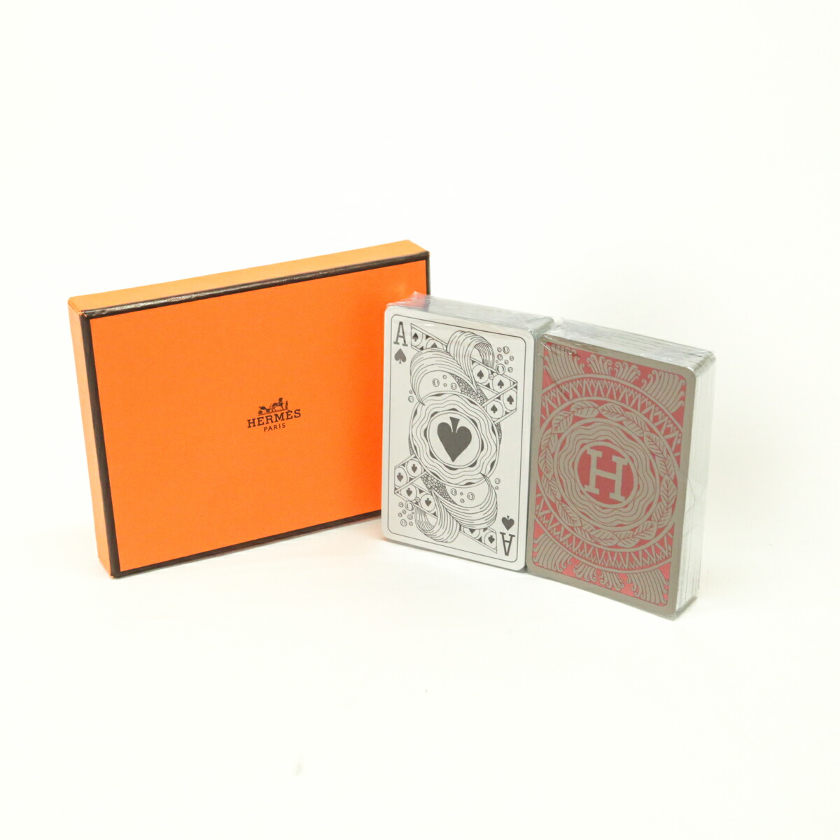 楽天市場】エルメス HERMES トランプ 2個セット ペーパー カードゲーム
