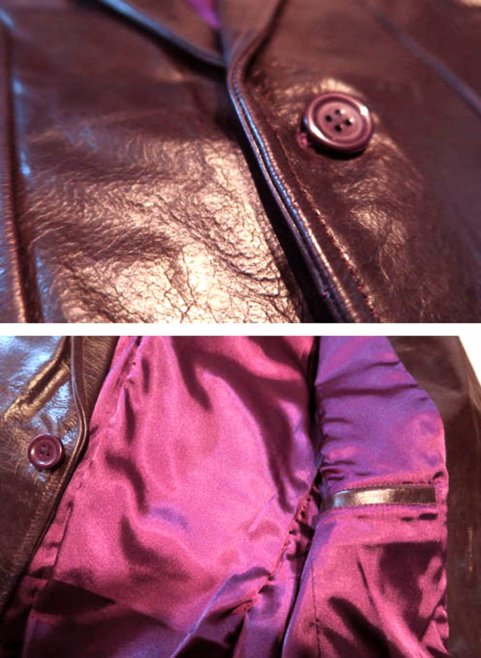 楽天市場】本革 レザージャケット タイトなテーラードジャケット バー