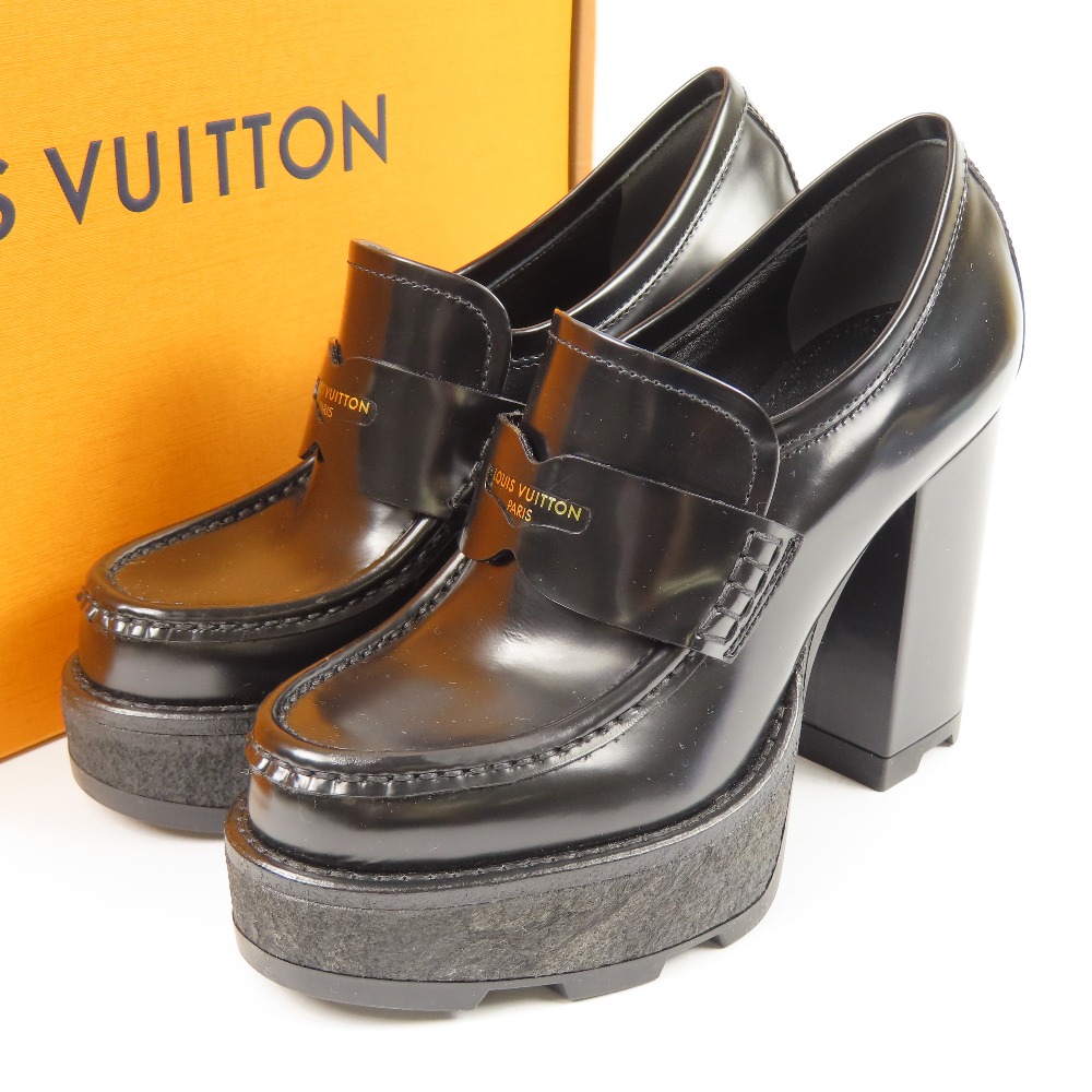 楽天市場】ルイヴィトン 23年製 靴 シューズ パンプス ヒール LV金具