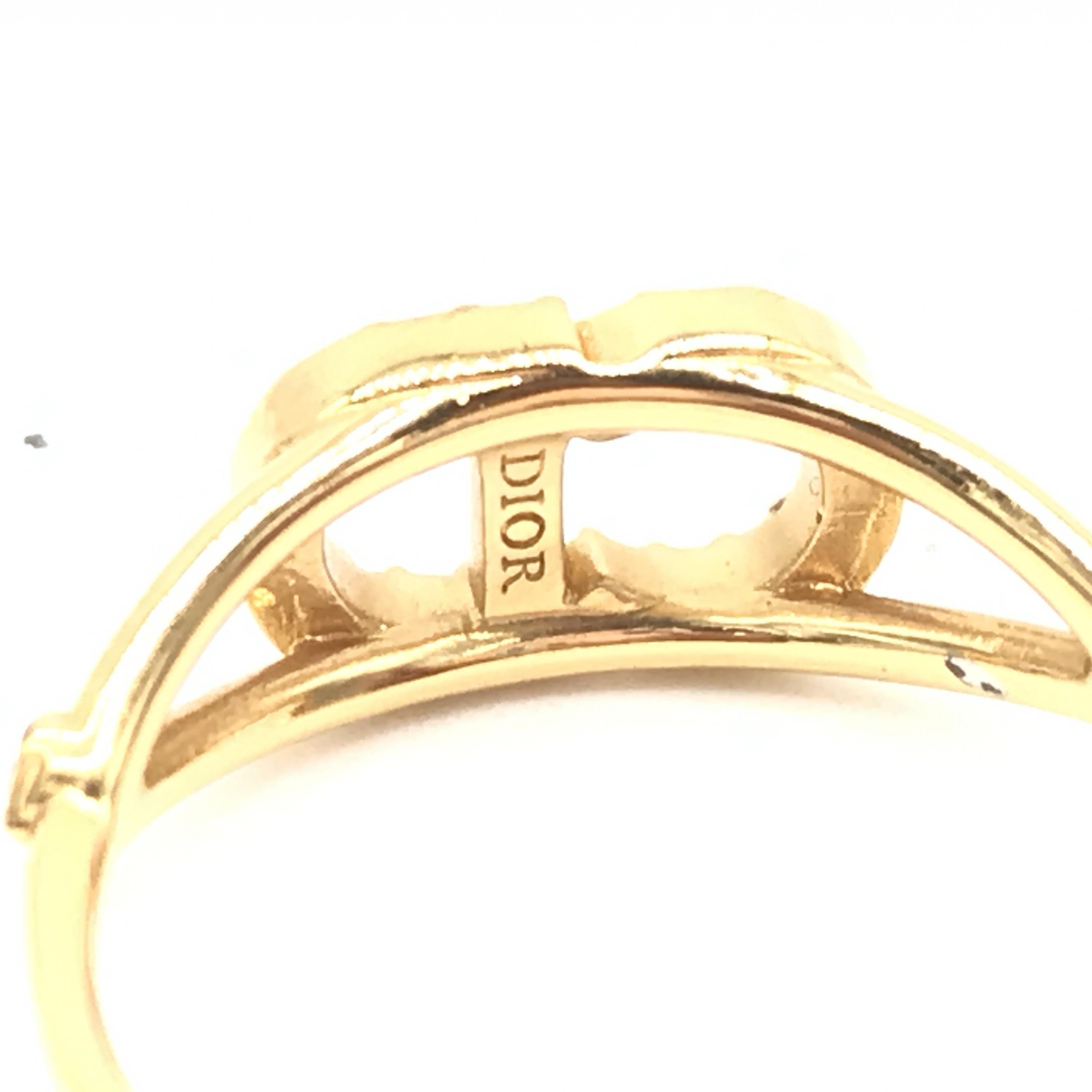 楽天市場】クリスチャン・ディオール Dior CD ロゴ ラインストーン