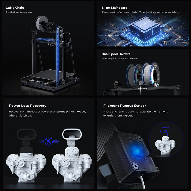 楽天市場】Creality CR-M4 大型3Dプリンター 450x450x470mm/デュアル Y