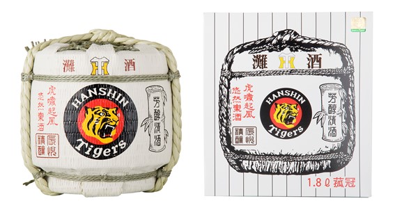 楽天市場】白鷹 阪神タイガース菰冠樽 1.8L 生もと 本醸造 上撰 化粧