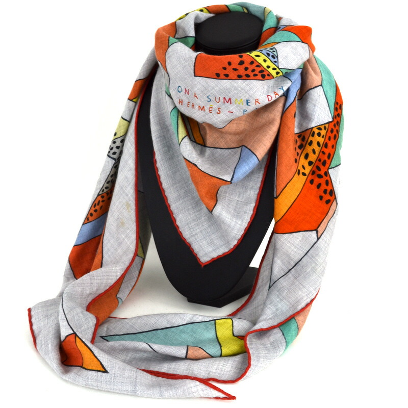 楽天市場】エルメス トライアングルジェアン ストール スカーフ