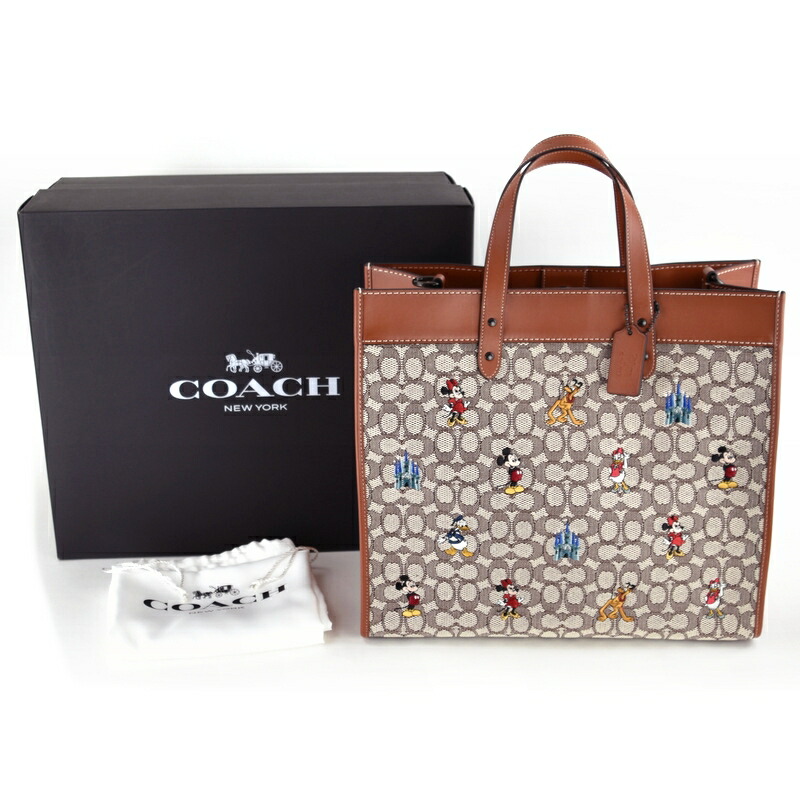 楽天市場】コーチ ディズニー フィールドトート40 2WAYバッグ