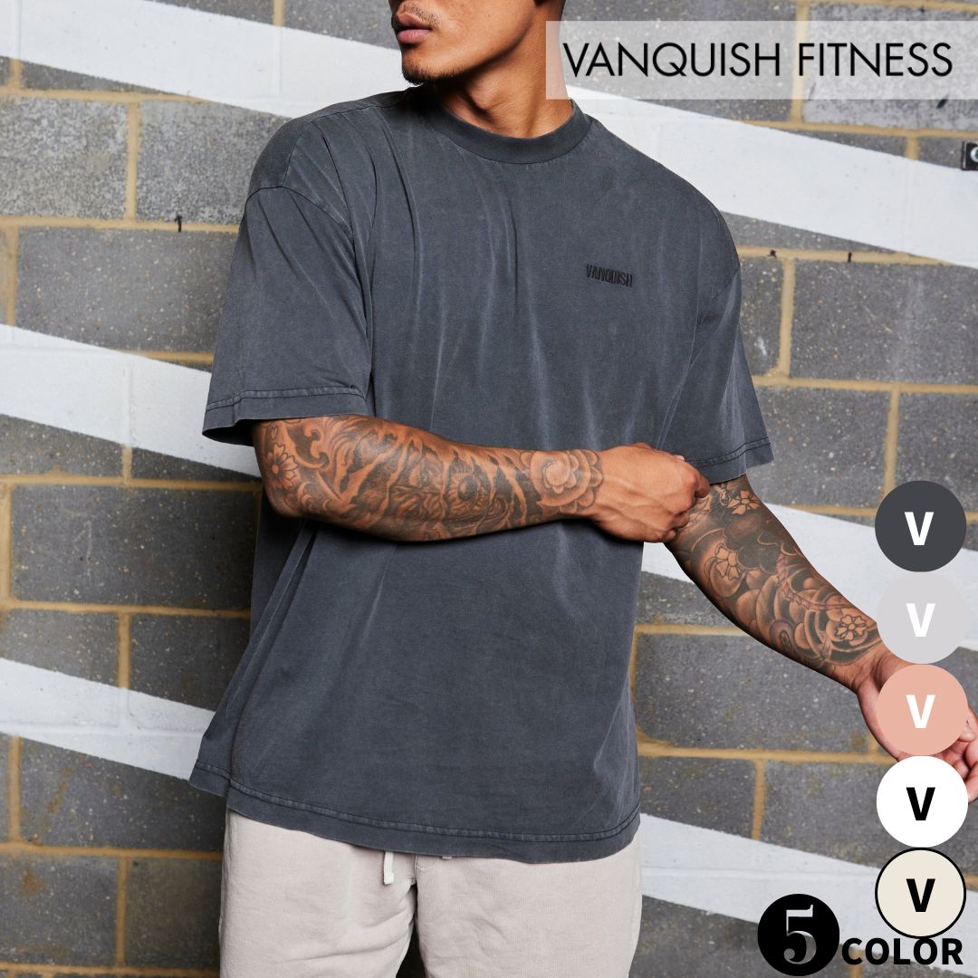 楽天市場】ヴァンキッシュ フィットネス VANQUISH WASHED OVERSIZED T