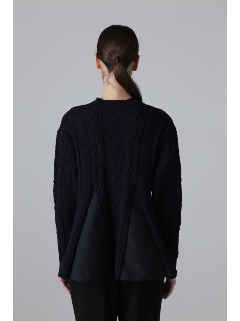 楽天市場】◇エアーストレッチケーブルニット ADORE アドーア トップス