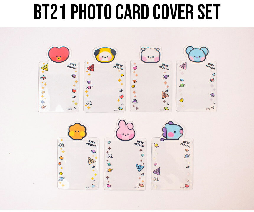 楽天市場】BT21 Photo Card Cover Set【送料無料】BTS公式グッズ