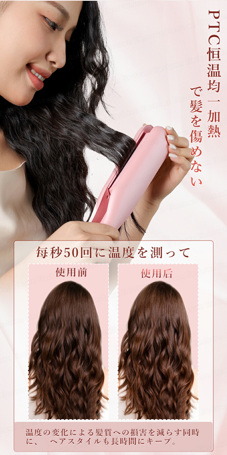 楽天市場】＼限定価格！／ ウェーブアイロン 25mm ヘアアイロン カール