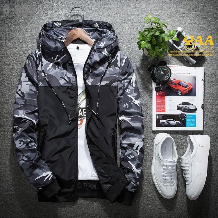 楽天市場】ウインドブレーカー メンズ 迷彩 ジャケット マウンテン