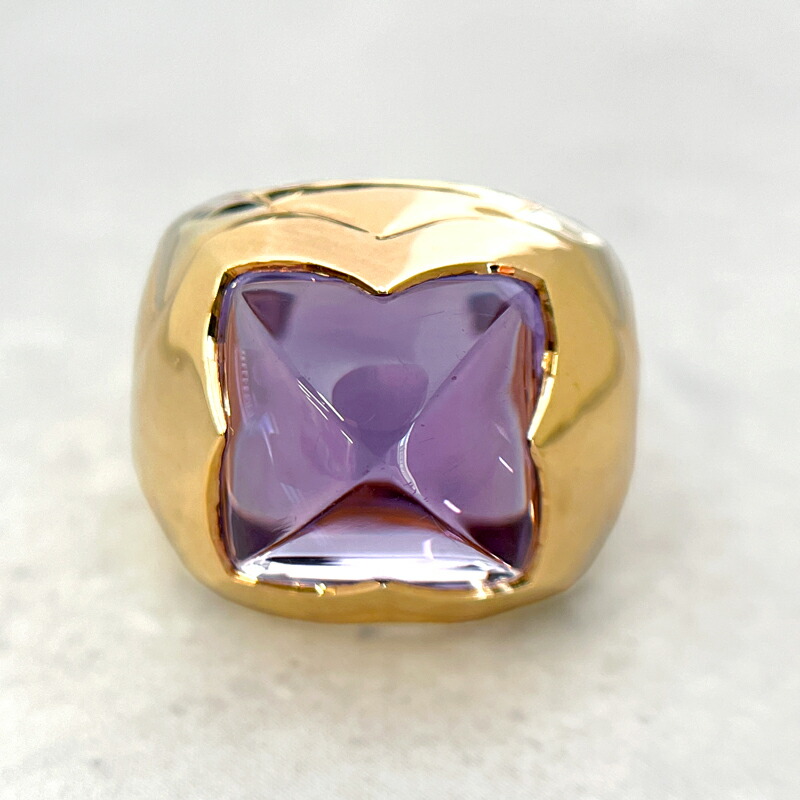 楽天市場】【BVLGARI】ブルガリ ピラミデ アメジスト リング 13.5号