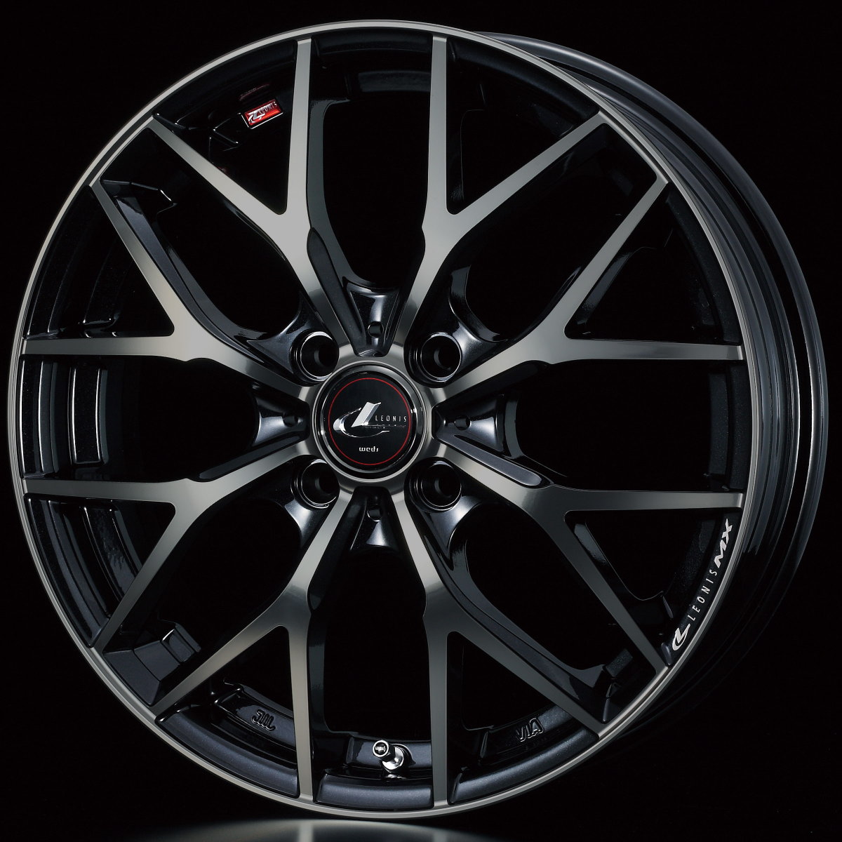 楽天市場】ウェッズ レオニス MX 16x5.0J 45 100-4穴 パールブラック