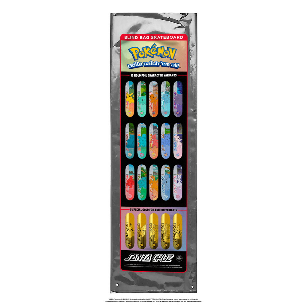 楽天市場】サンタクルーズ SANTA CRUZスケボー デッキ 8.0 PoKeMoN