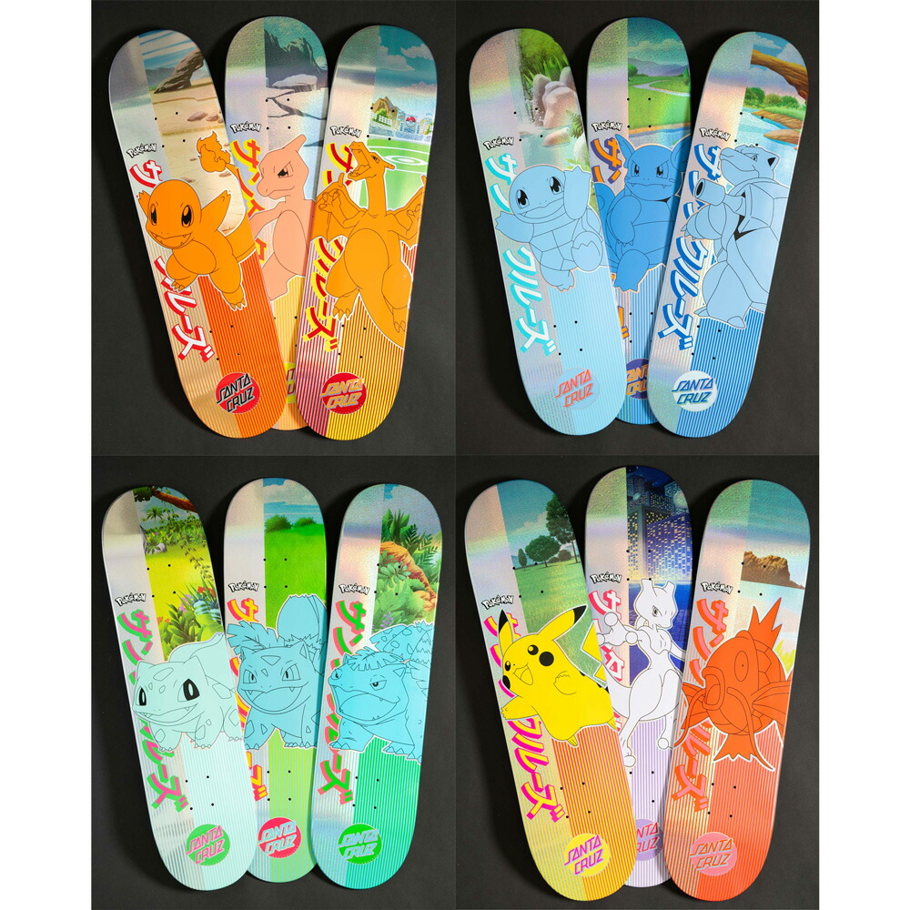 楽天市場】サンタクルーズ SANTA CRUZスケボー デッキ 8.0 PoKeMoN
