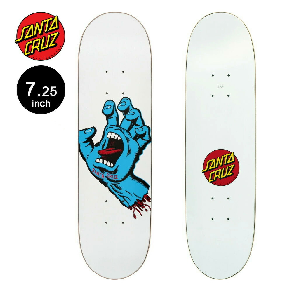 楽天市場】サンタクルーズ SANTA CRUZスケボー デッキ 7.25 SCREAMING