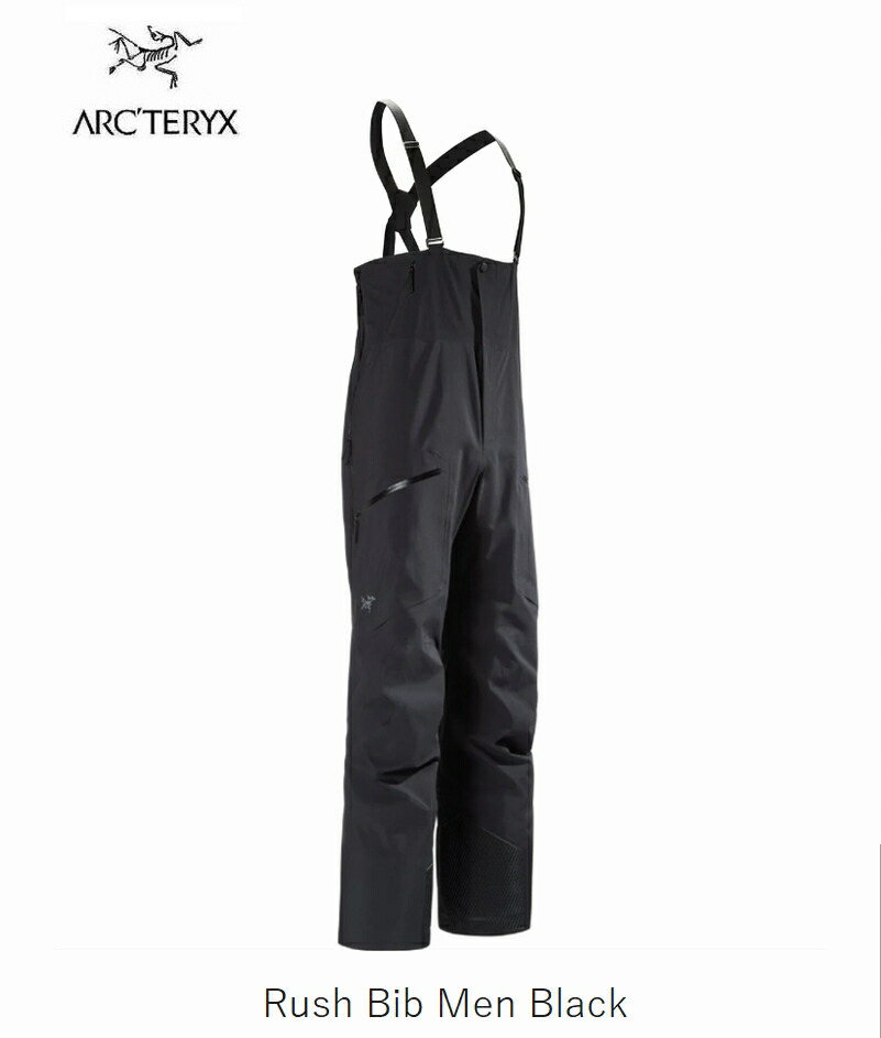 楽天市場】アークテリクス ARC'TERYX Rush Bib Men Black スキー
