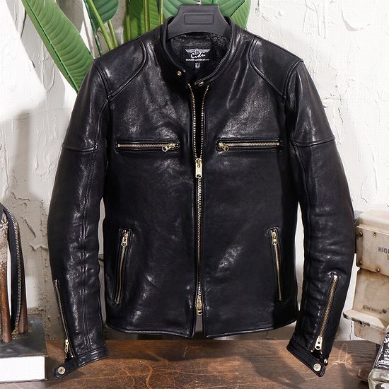 楽天市場】少量生産 革ジャン本革 シープスキン レザーメンズ/レザー