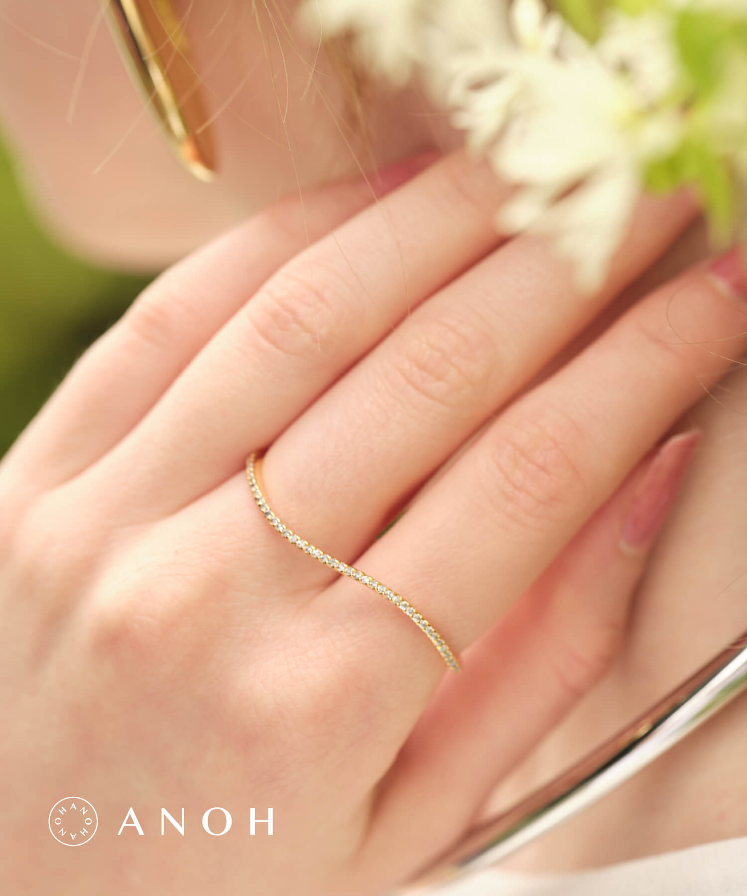 楽天市場】ビジューライン ダブルフィンガーリング 指輪 レディース