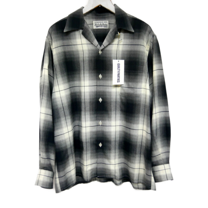 楽天市場】WACKO MARIA ワコマリア 国内正規 23AW OMBRE CHECK OPEN