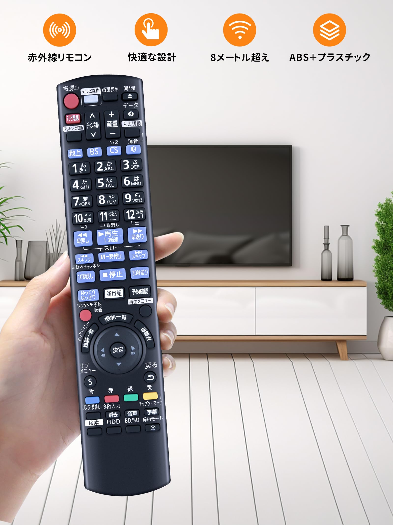 楽天市場】ブルーレイ ディスク DVD レコーダー リモコン N2QAYB001086