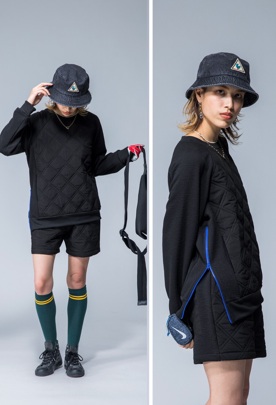 楽天市場】ANTIQUA GOLF×STCH キルトショートパンツ レディース 送料