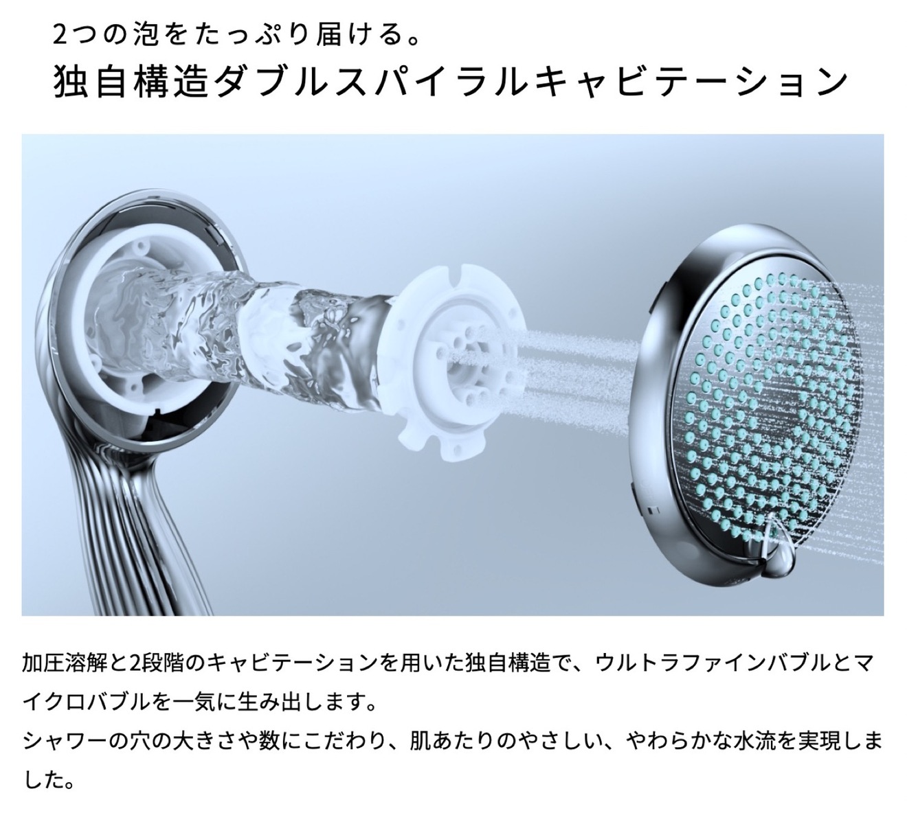 楽天市場】MTG RS-AK00A Refa FINE BUBBLE ONE シャワーヘッド