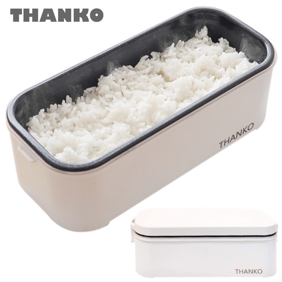 楽天市場】サンコー おひとりさま用超高速弁当箱炊飯器 TKFCLBRC 一人