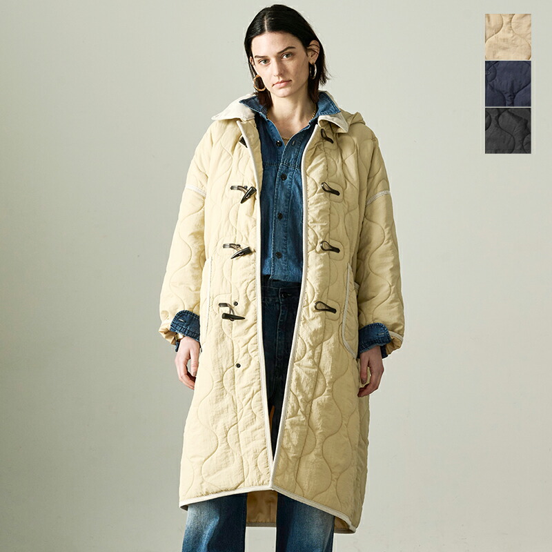 楽天市場】kha:ki カーキ ミリタリー キルト ダッフルコート “MIL