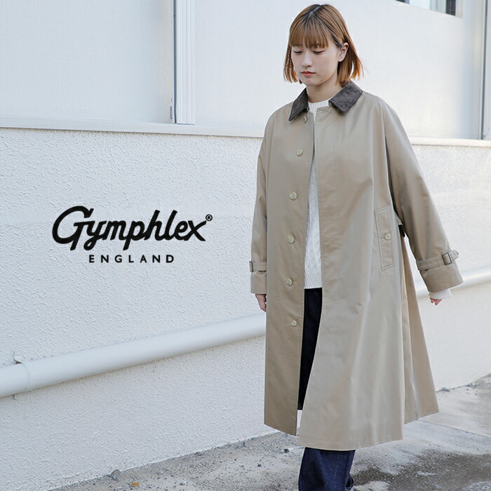 楽天市場】Gymphlex ジムフレックス ギャバジン バルマカーン コート