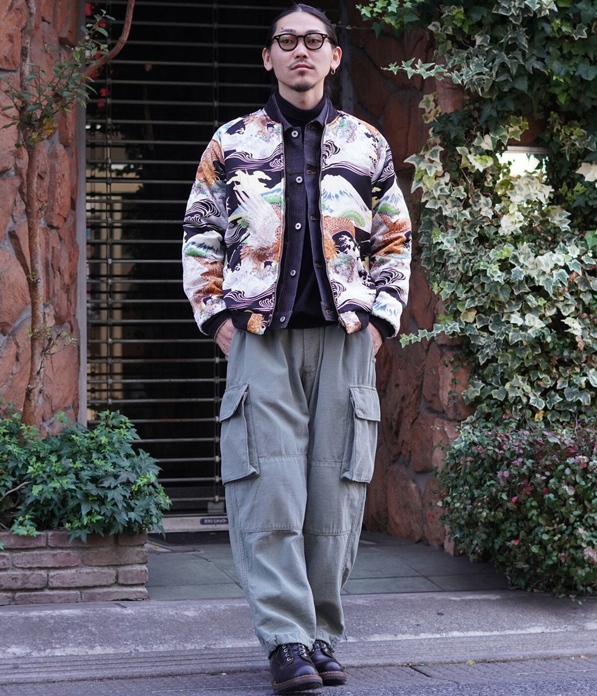 スカジャン テーラー東洋 GOLD GL15551 港商 ゴールド 別珍 【公式通販】