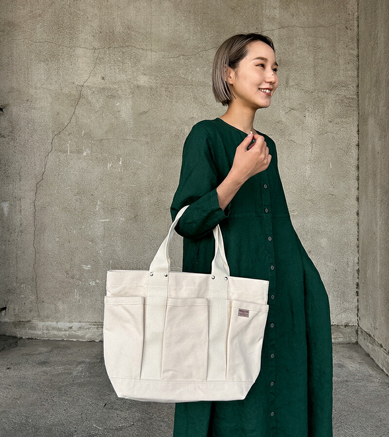 楽天市場】松野屋 スレッドライン 6号帆布 キャリングトート Mサイズ