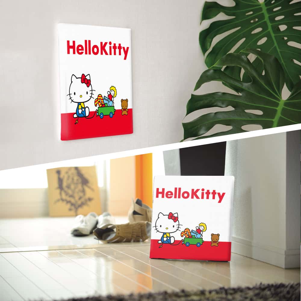 楽天市場】ハローキティ 猫 のインテリア用ファブリックパネル