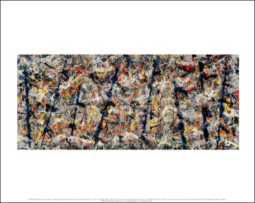 楽天市場】【ジャクソン・ポロック 絵画 アートポスター】BLUE POLES