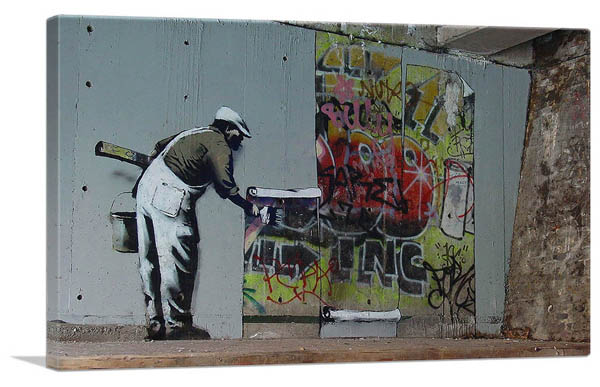 楽天市場】【マラソン限定クーポン】バンクシー アートパネル BANKSY